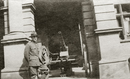 Captured German Anti-Aircraft Gun, Capetown, 1917